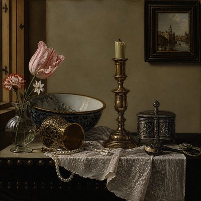 still life with everyday objects