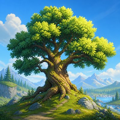 a tree in nature