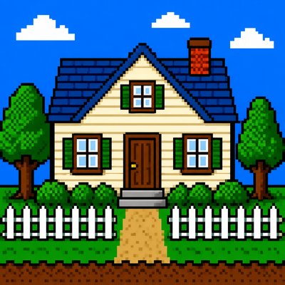 house with front view