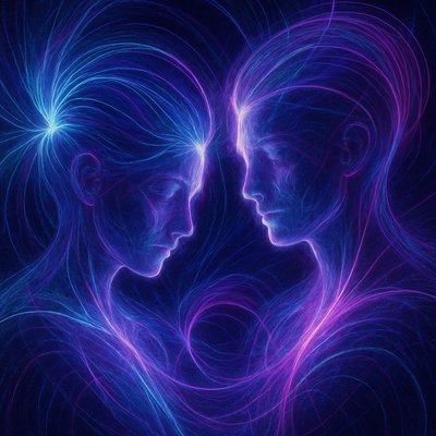 portrait of two people together