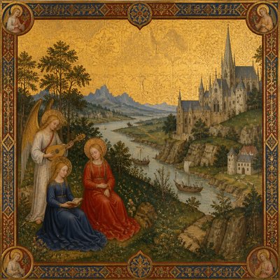 wide landscape with natural scenery