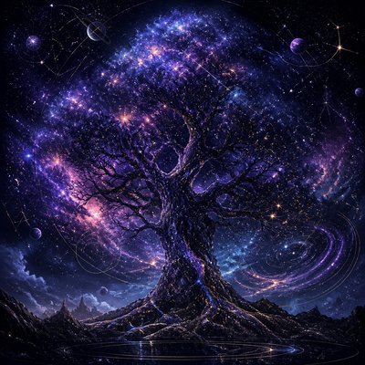 a tree in nature — Spacecore Aesthetic