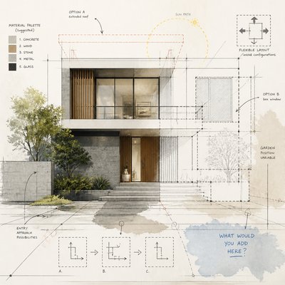 house with front view
