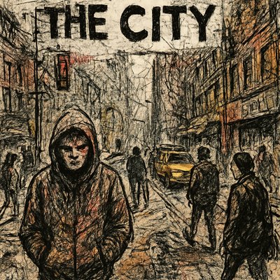 urban street with city activity