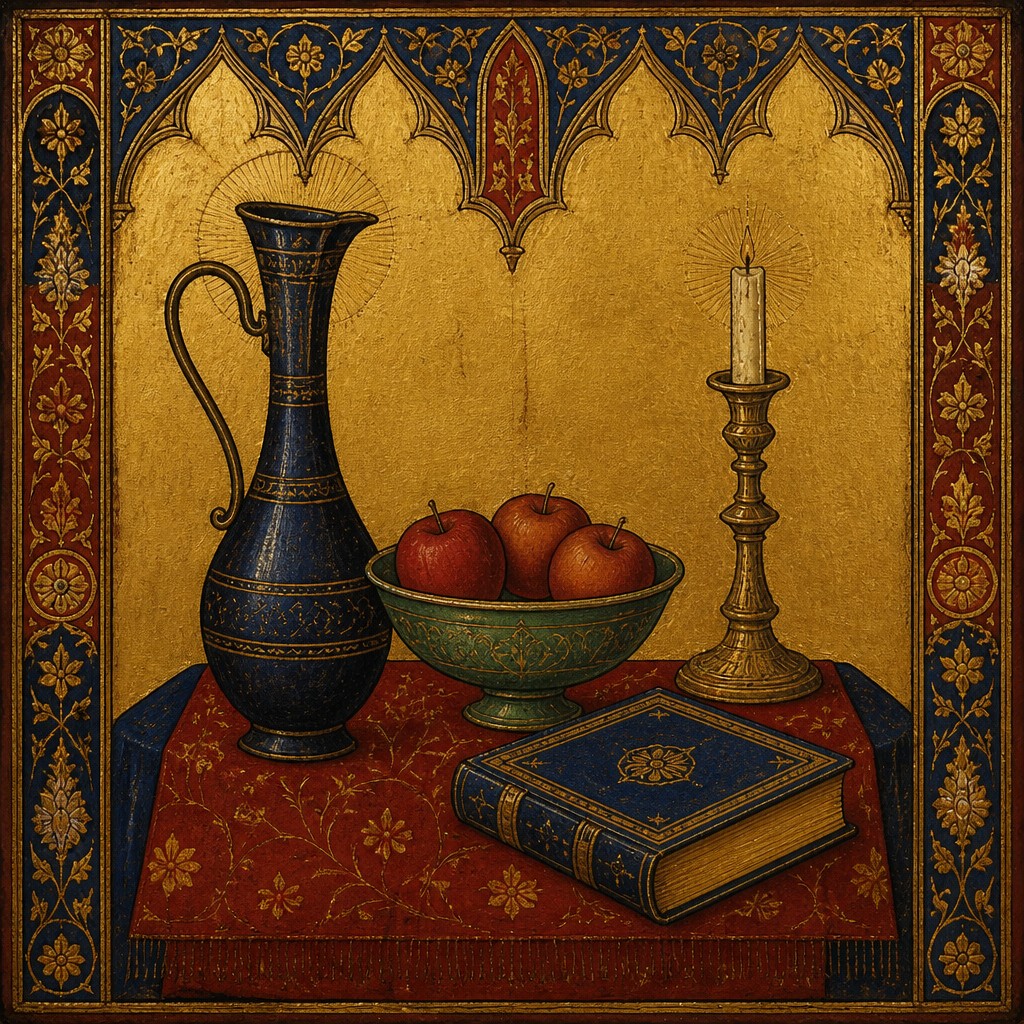 still life with everyday objects