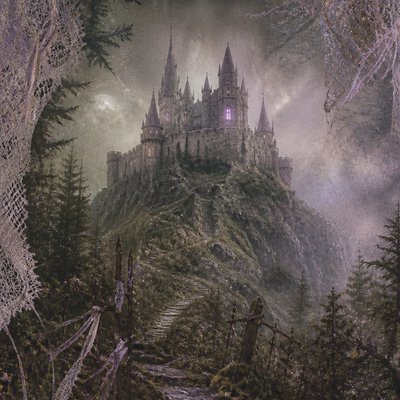 majestic castle on a hilltop