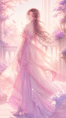 full-length portrait of an elegant figure