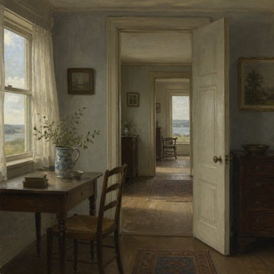 wide landscape with natural scenery — Interior Scene Painting Style