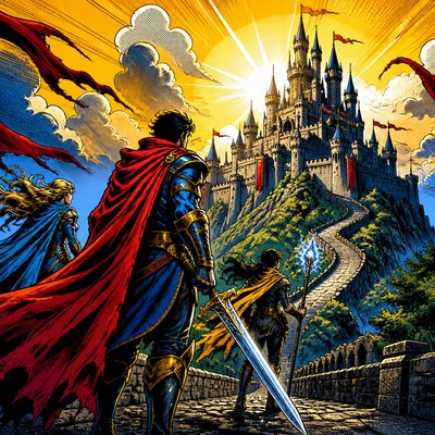 majestic castle on a hilltop