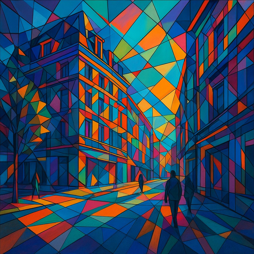 Neo-Cubism Art Style Style Transfer Example