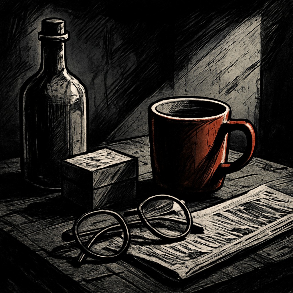 still life with everyday objects