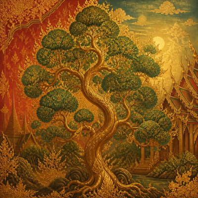 a tree in nature