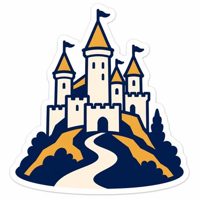 majestic castle on a hilltop