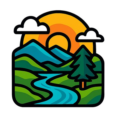 wide landscape with natural scenery
