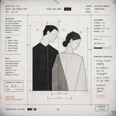 portrait of two people together