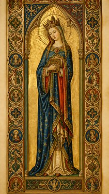 full-length portrait of an elegant figure