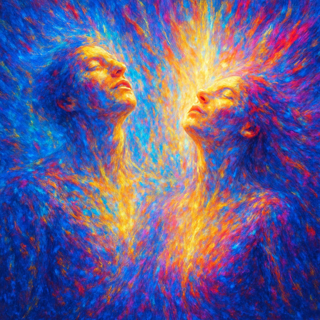 portrait of two people together