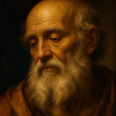 close-up portrait of an elderly person with expressive weathered features