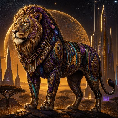 animal standing in natural pose