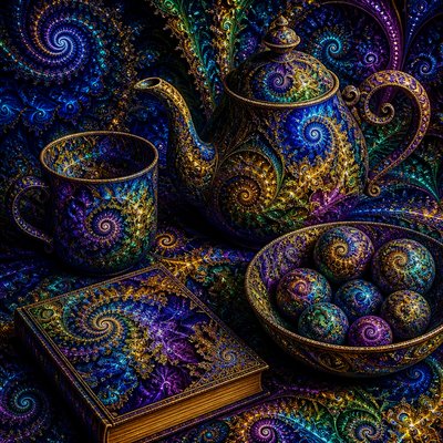 still life with everyday objects