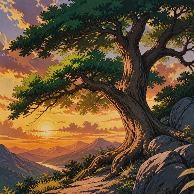 a tree in nature