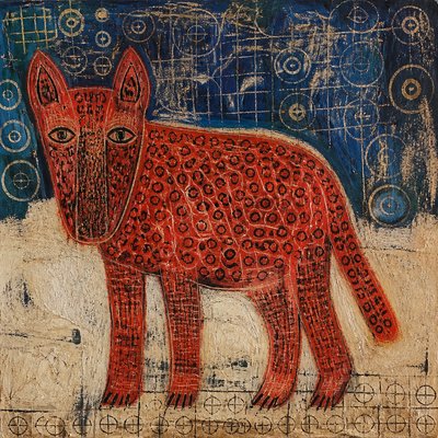 animal standing in natural pose