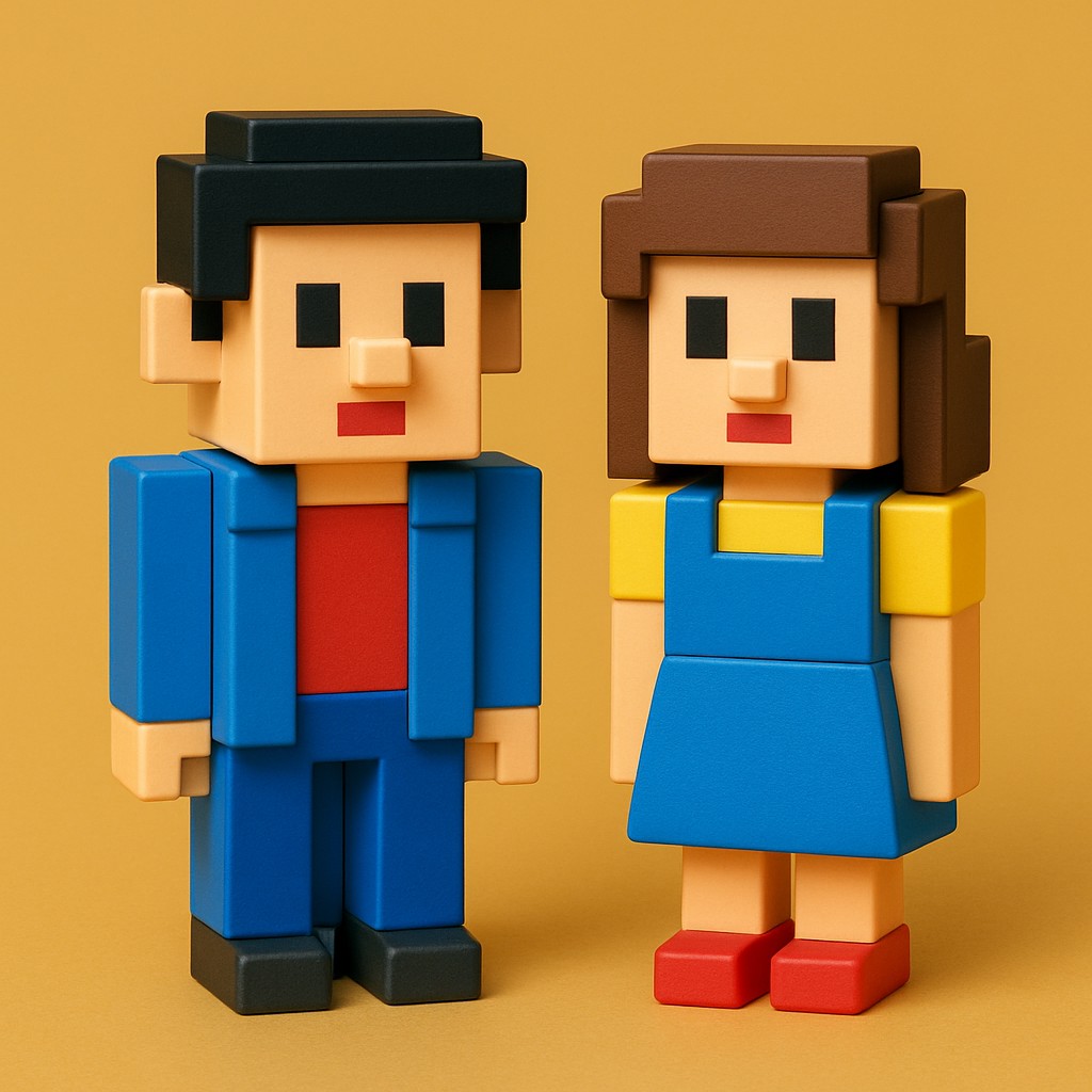 portrait of two people together