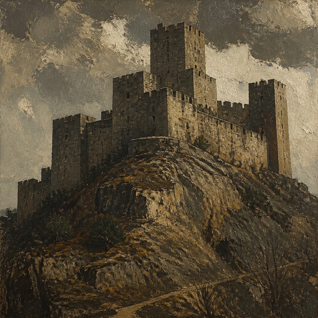 majestic castle on a hilltop