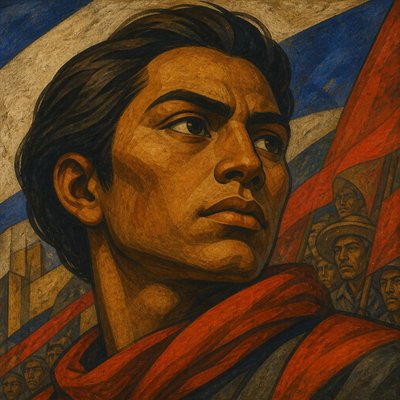 Mexican Muralism Art Style example