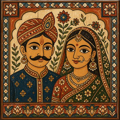 portrait of two people together