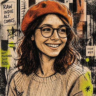 Indie/Alternative Comic Art Style Transfer Example