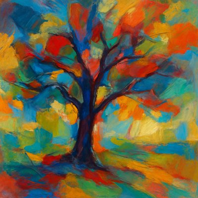 a tree in nature