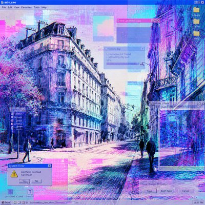 Post-Internet Art Style Style Transfer Example