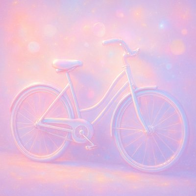 bicyle resting against a wall