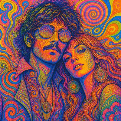 portrait of two people together