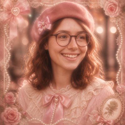 Coquette Aesthetic Style Transfer Example