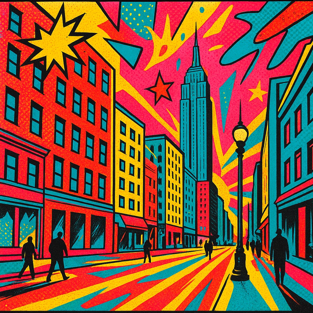 Retro Pop Art Style Style Transfer Example