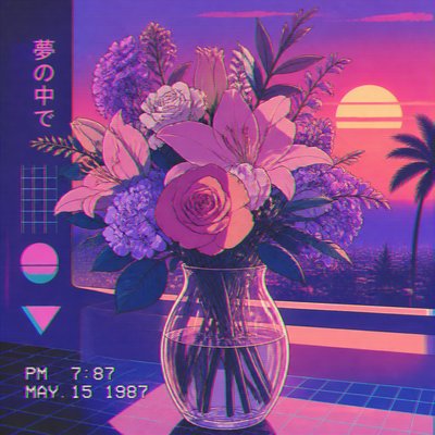 bouquet of flowers in a glass vase
