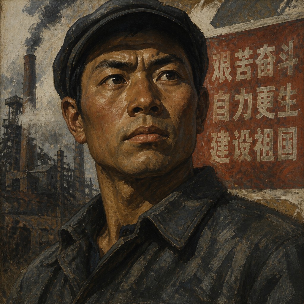 Social Realism Art Style AI art example