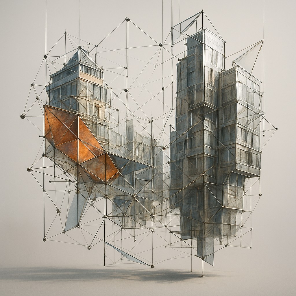 Kinetic Sculpture Art Style Style Transfer Example