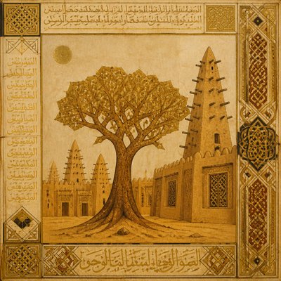 a tree in nature — Timbuktu Art Style