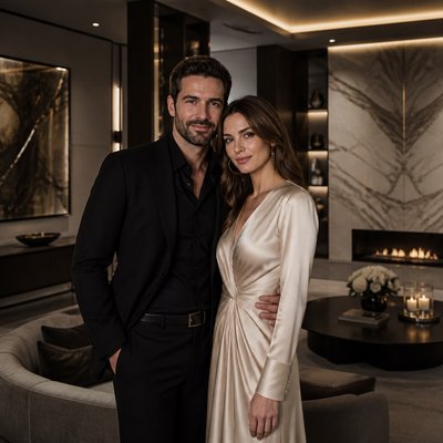 portrait of two people together — Contemporary Luxe Interior Design