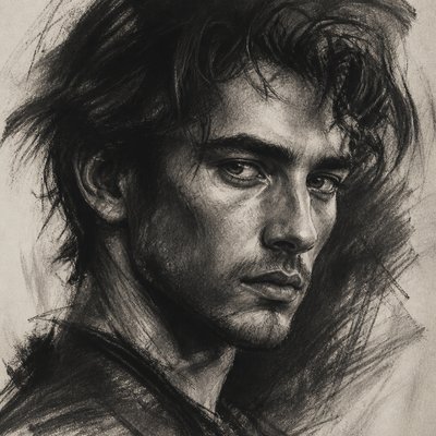 portrait of a person with expressive eyes