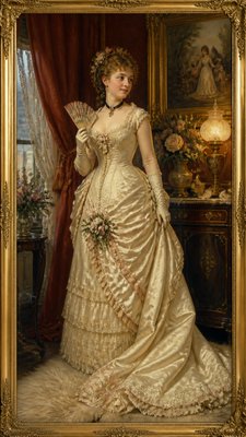 full-length portrait of an elegant figure