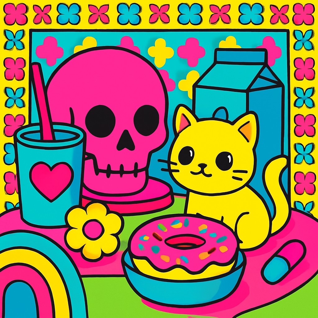 still life with everyday objects