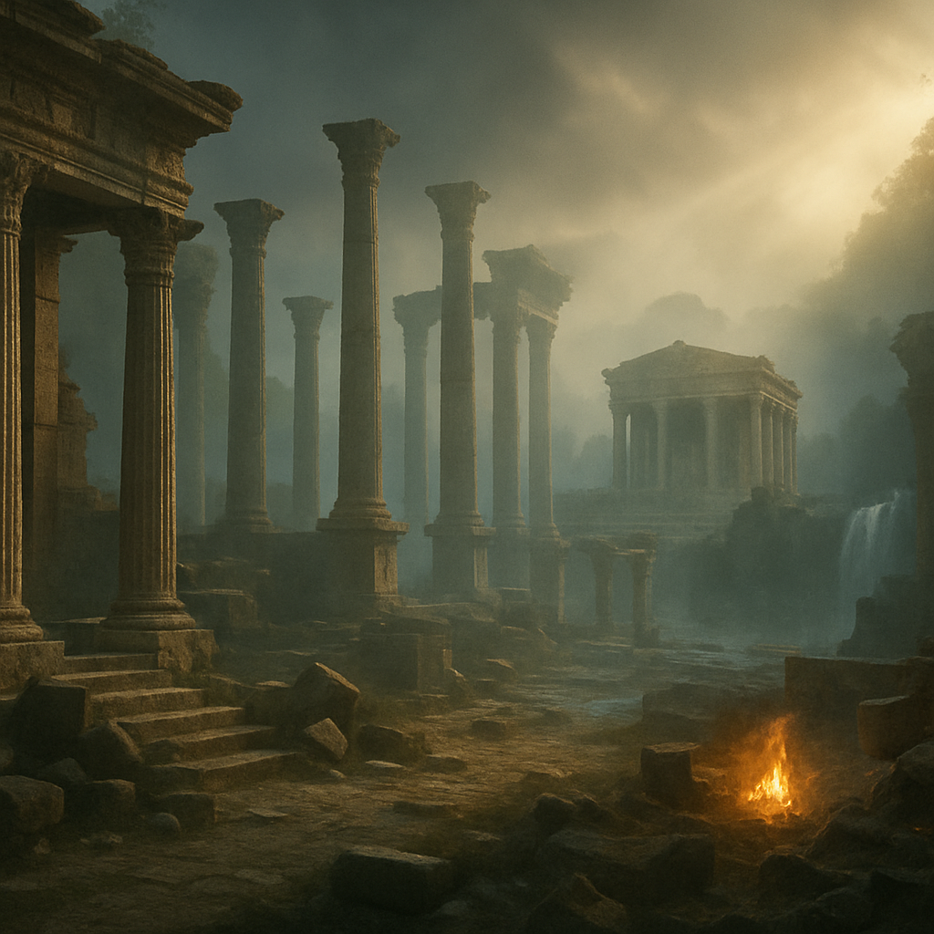 Matte Painting Digital Art Style