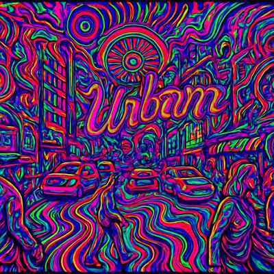 urban street with city activity