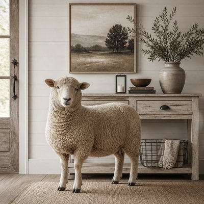 animal standing in natural pose