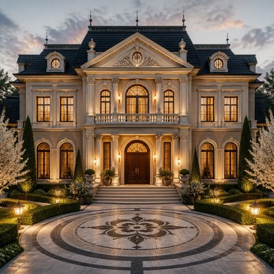 house with front view — Perfect Symmetry Art Style
