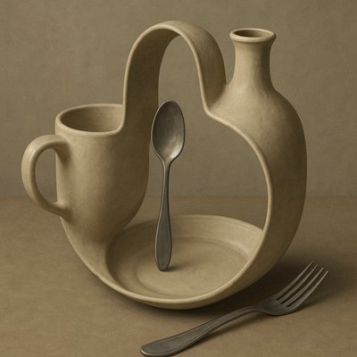 still life with everyday objects